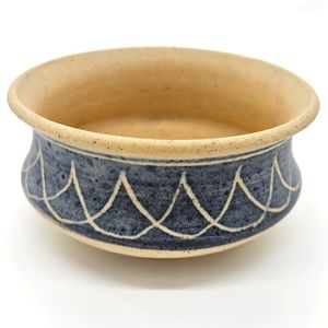 Small Handmade Decorative Dish - Vintage Studio Pottery Signed by Artist